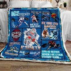 Ice Hockey Lover Sofa Throw Blanket TT45 Geembi™