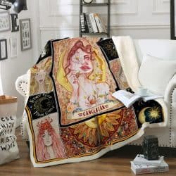 Cancerian - The Moonchild Sofa Throw Blanket NH2 Geembi™