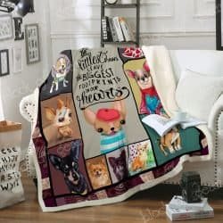 Chihuahua The Biggest Footprints In Our Hearts Sofa Throw Blanket DH489 Geembi™