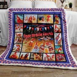 Happy Birthday America Sofa Throw Blanket TTL66 Geembi™