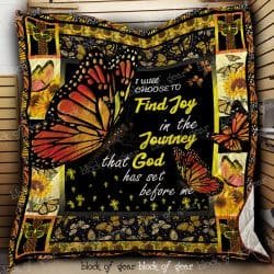Find God In A Butterfly Quilt DK474 Geembi™