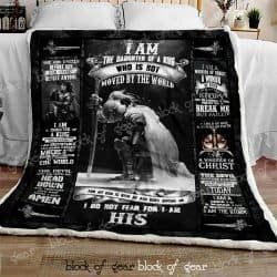 I Am The Daughter Of The King Sofa Throw Blanket DK491 Geembi™