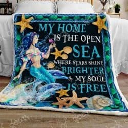 Mermaid Of The Sea Sofa Throw Blanket NP75 Geembi™