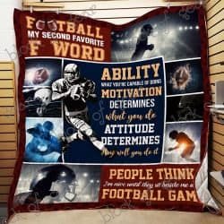 Football - My Love, My Passion Quilt NP82 Geembi™