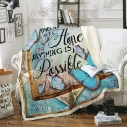 Once We Choose Hope, Anything is Possible Sofa Throw Blanket NP117 Geembi™