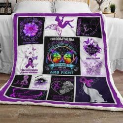Fibromyalgia Awareness Sofa Throw Blanket Geembi™