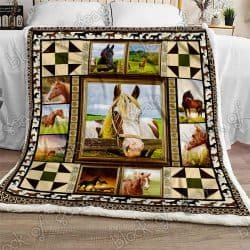Horse Life Sofa Throw Blanket NP193 Geembi™