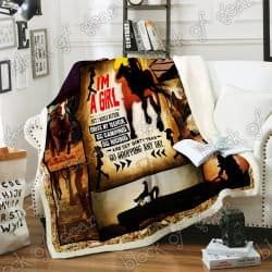 Just A Country Girl Sofa Throw Blanket TTL182 Geembi™