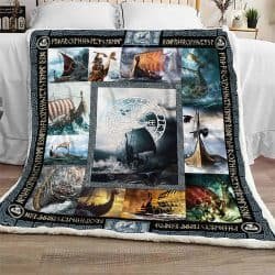 Viking Ship Sofa Throw Blanket Geembi™