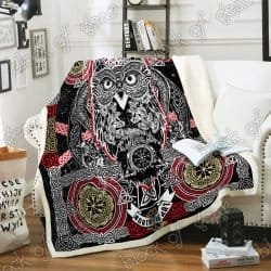Celtic Style Owl Sofa Throw Blanket NH69 Geembi™