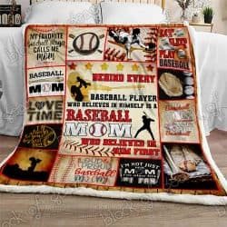 Proud Baseball Mom Sofa Throw Blanket TT203 Geembi™