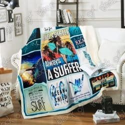 Always A Surfer Sofa Throw Blanket Geembi™