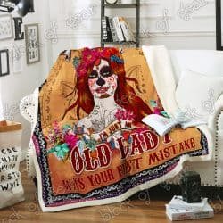 Skull Lady Sofa Throw Blanket NP161 Geembi™