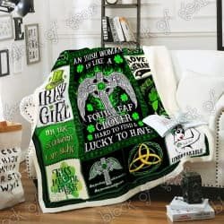 Irish Woman Sofa Throw Blanket Geembi™