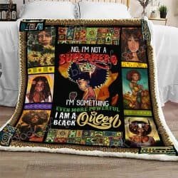 I Am A Black Queen Sofa Throw Blanket Geembi™