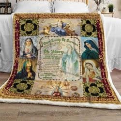 Our Lady of Sorrows - Mother Mary Sofa Throw Blanket Geembi™