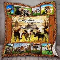Together Is My Favorite Place To Be - Cow Quilt Geembi™