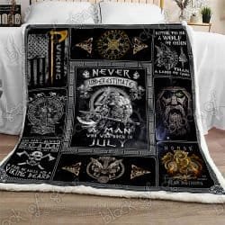 July Man Viking Sofa Throw Blanket Geembi™