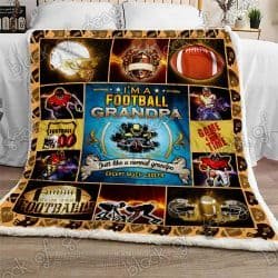 I'm A Football Grandpa Sofa Throw Blanket TT170 Geembi™