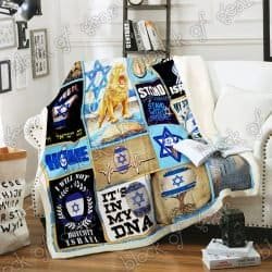 I Love Israel Sofa Throw Blanket Geembi™