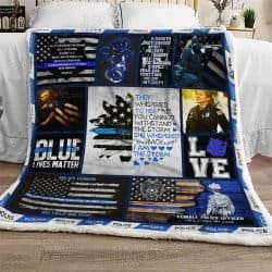 I Am The Storm - Female Police Officer Sofa Throw Blanket Geembi™