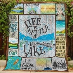 Life Is Better At The Lake Quilt LNT345Q Geembi™