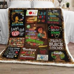 Black Teacher Magic Sofa Throw Blanket Geembi™