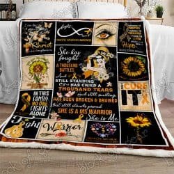 Multiple Sclerosis Warrior Sofa Throw Blanket Geembi™