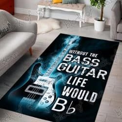Geembi™ The Bass Guitar Living Room Rug