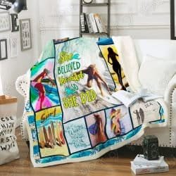 Surf Girl Sofa Throw Blanket Geembi™