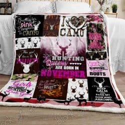 November Girls Hunting Queens Sofa Throw Blanket Geembi™