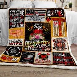 Firefighter Wife Sofa Throw Blanket Geembi™