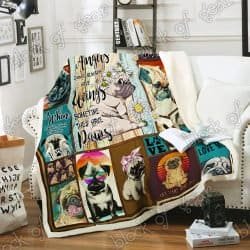 All You Need Is Pug Sofa Throw Blanket Geembi™