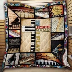 In Jesus Name I Play - Piano Quilt Geembi™