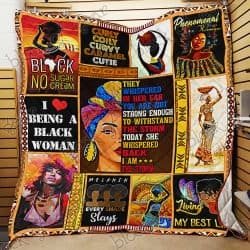 I Am The Storm Black Woman Quilt Geembi™