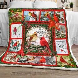 Cardinals Appear When Angels Are Near Sofa Throw Blanket Geembi™