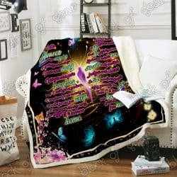 Butterfly - As I Sit In Heaven Sofa Throw Blanket TT214 Geembi™