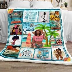 Black Women On The Beach Blanket CT02 Geembi™