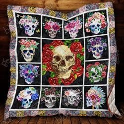 Flower Skull Quilt NP194 Geembi™