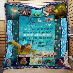 Life Is Like The Ocean Quilt TTL228 Geembi™