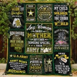 Proud Army Mom Quilt Geembi™