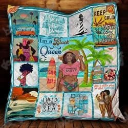 Black Women On The Beach Quilt CT02 Geembi™