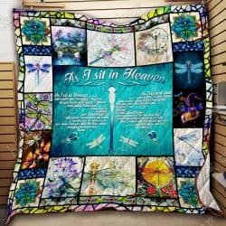 As I Sit In Heaven, Dragonfly Quilt Geembi™
