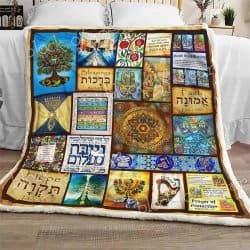 Jewish Blessings Sofa Throw Blanket Geembi™
