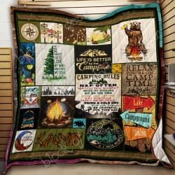 I Love Camping Quilt Geembi™