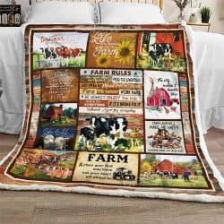 Farm Rules Sofa Throw Blanket Geembi™