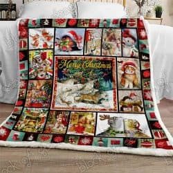 We Wish You A Merry Christmas Sofa Throw Blanket NP233 Geembi™