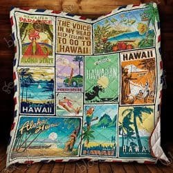 The Voice In My Head Keeps Telling Me To Go To Hawaii Quilt CT07 Geembi™