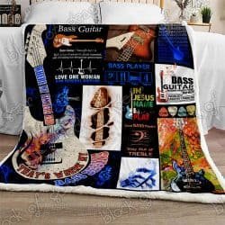 Bass Guitar Sofa Throw Blanket Geembi™