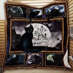 A Little Black Cat Goes With Everything Quilt Geembi™